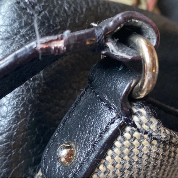 Kate Spade Crossbody Bag Leather and Tweed - Picture 8 of 8